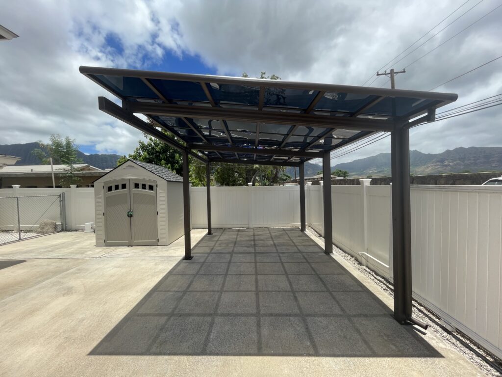 Double Carport by Carports Hawaii