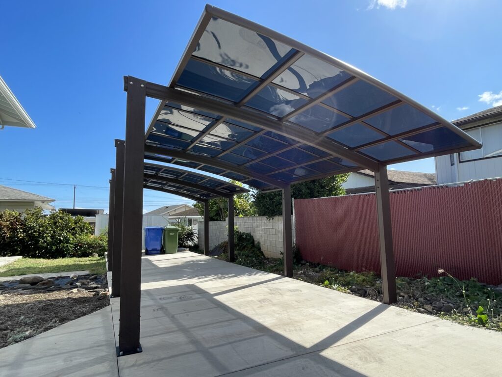 Double Carport by Carports Hawaii