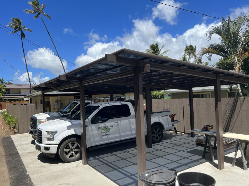 Double Carport by Carports Hawaii