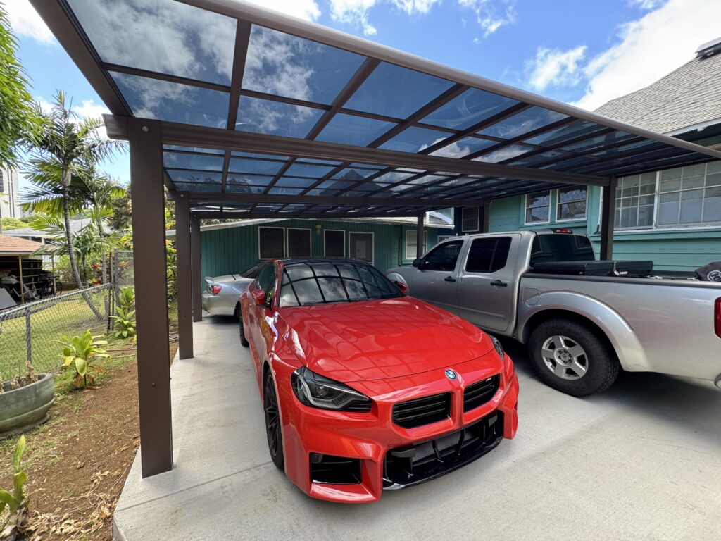 Double Carport by Carports Hawaii