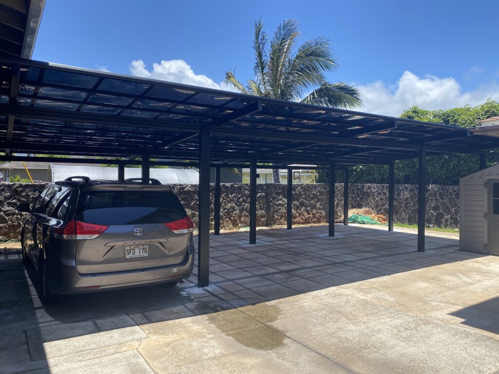 Double Carport by Carports Hawaii