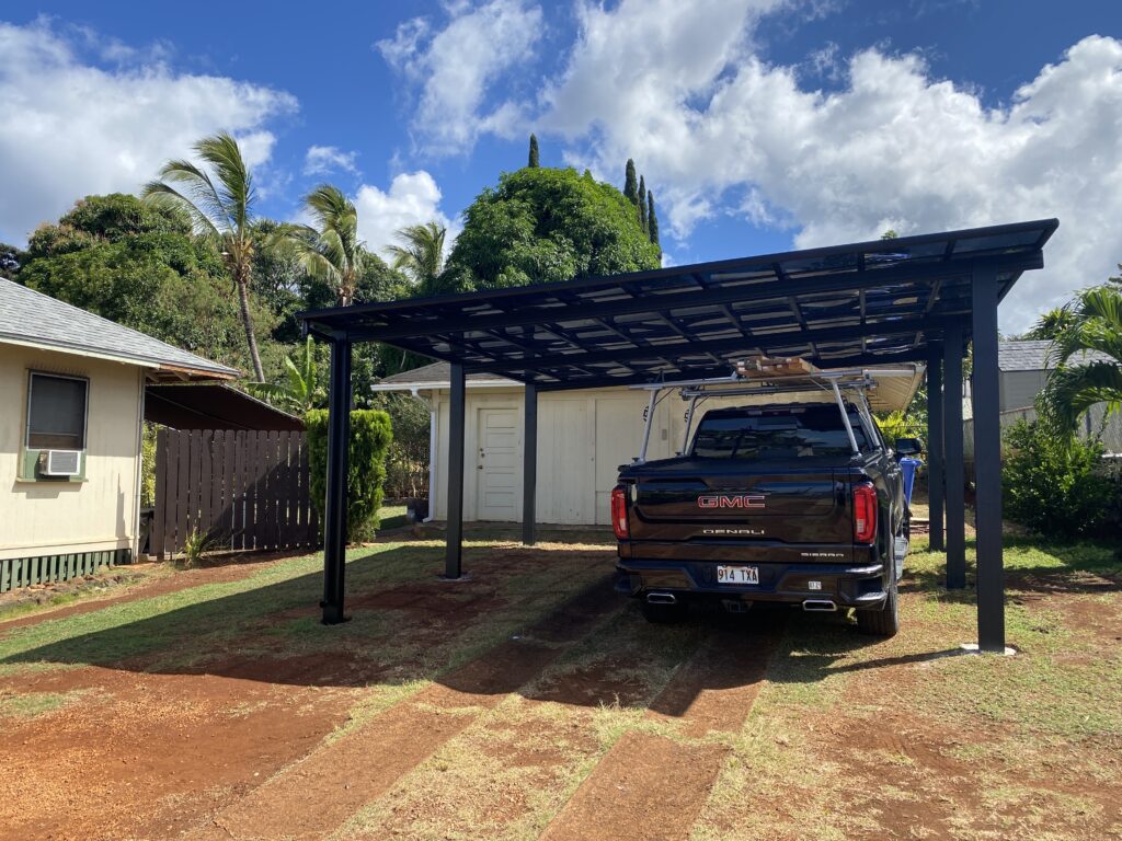 Double Carport by Carports Hawaii