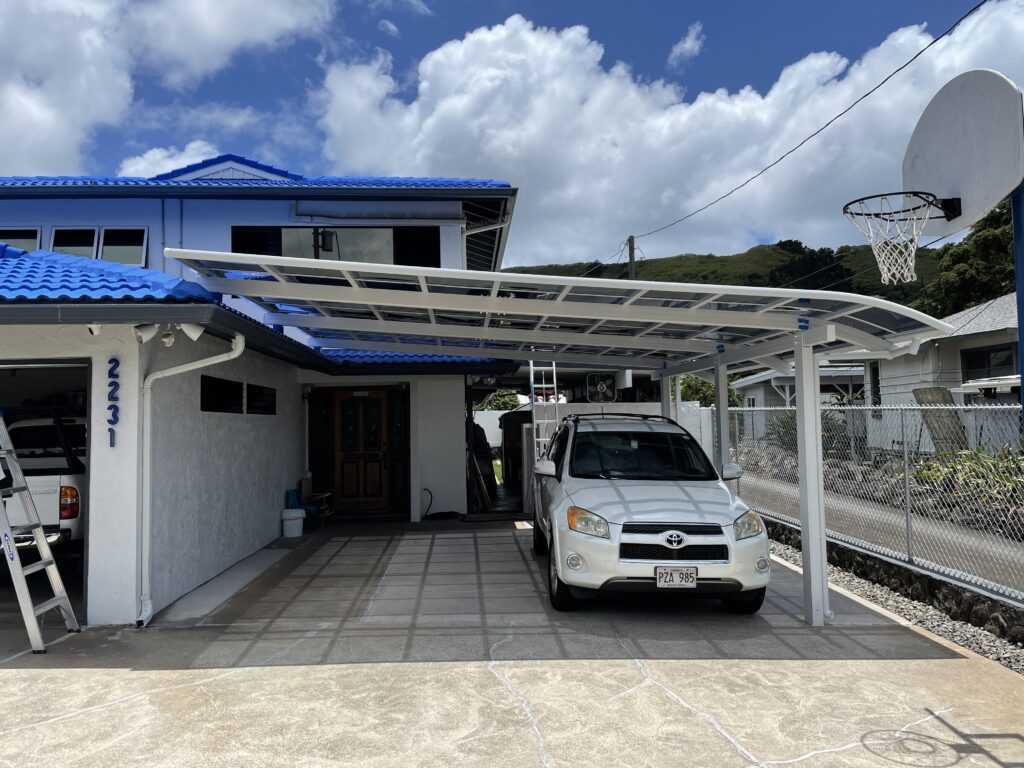 Double Carport by Carports Hawaii