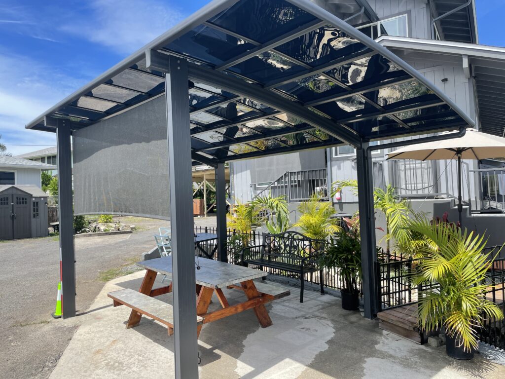 Single carport gazebo style